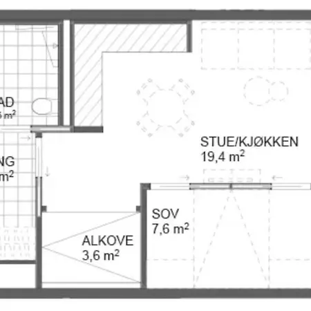 Apartment Helt Ny In- Out I *